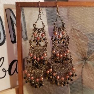 Gorgeous Beaded Chandelier Earrings
